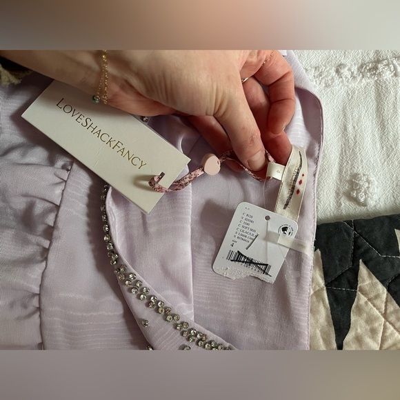 LoveShackFancy Lively Embellished Mini Skirt - Picture 11 of 12